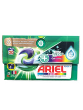 Ariel Allin1 Pods Color + Lenor Unstoppables – 20 stuks (444g) – Krachtige Reiniging & Langdurige Frisheid
